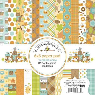 Doodlebug Pumpkin Spice Designpapier - Paper Pad